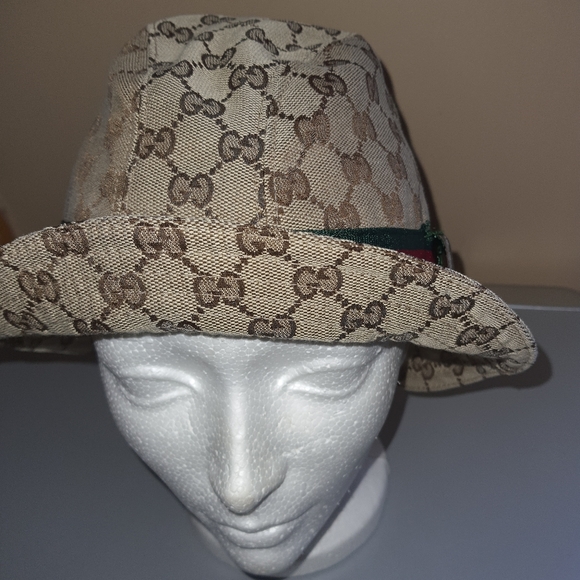 GUCCI Monogram Bucket Hat - Picture 2 of 5